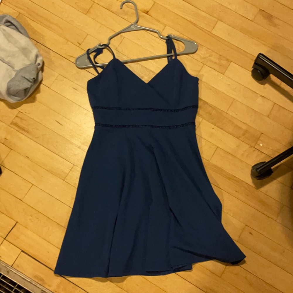 blue short length dress from Francescas